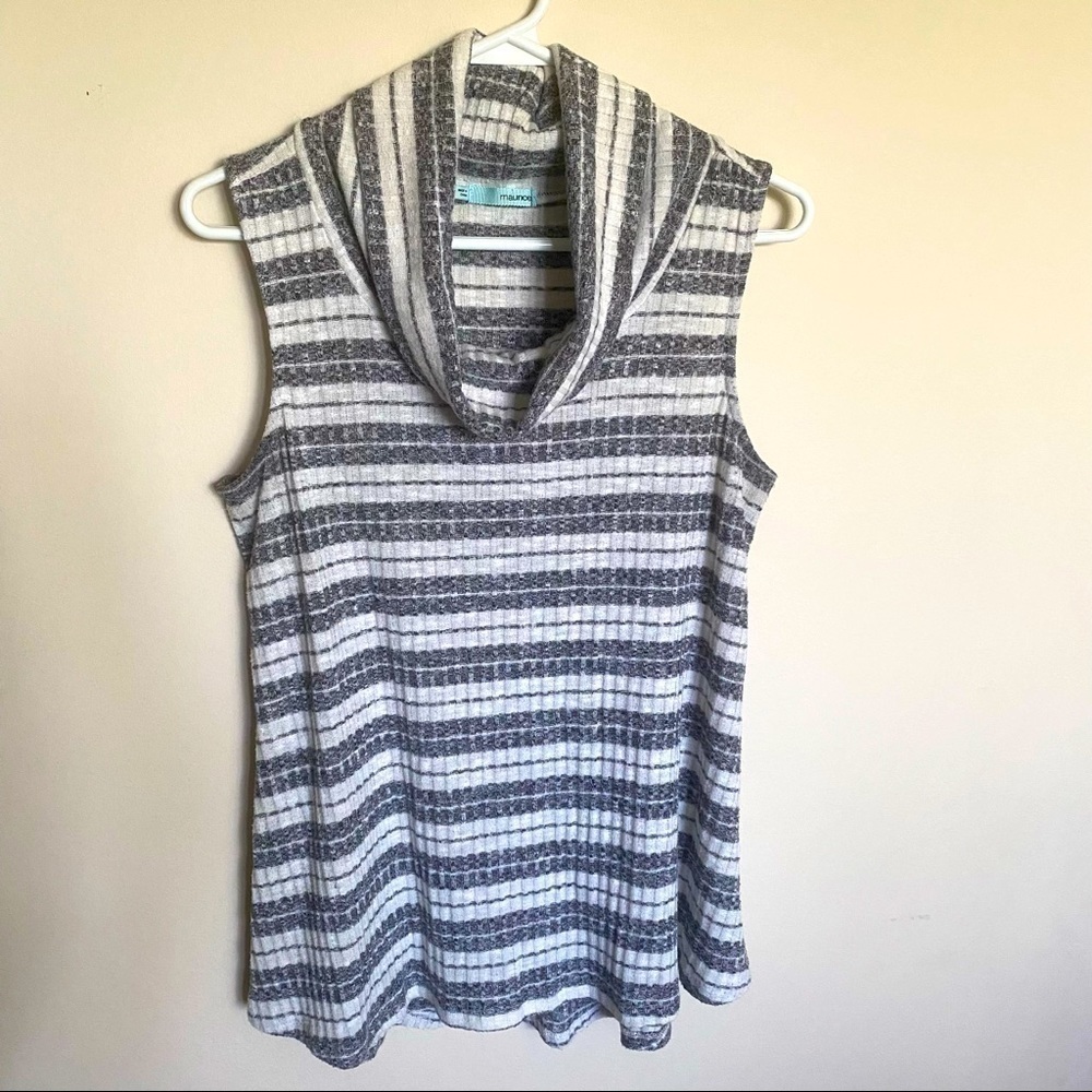 Maurices cowl neck striped sleeveless top​​​​​​​​​​​​​​​​